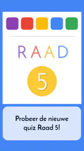 Raad 5 - Nederlandse Quiz screenshot
