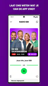 Radio 538 screenshot