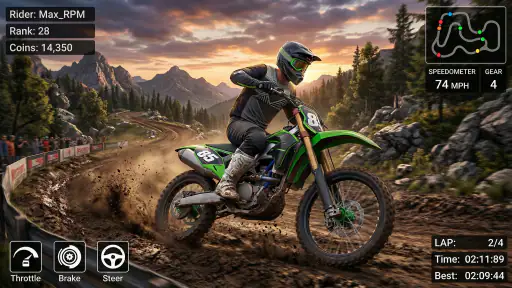 Real Extreme Bike Racing Game 8