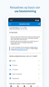 Reisapp screenshot