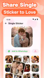 Romantic Love Stickers for WA 5