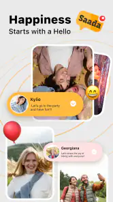 Saada – Live Groepschat App screenshot