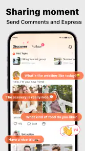 Saada – Live Groepschat App screenshot