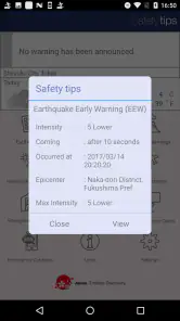 Safety tips screenshot