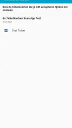Scan App - Ticketkantoor 2