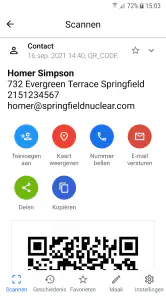 Scanner voor QR- en barcodes screenshot