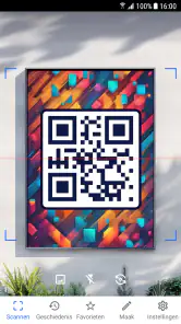Scanner voor QR- en barcodes screenshot