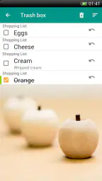 Shopping list - check list 6