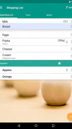 Shopping list - check list 8