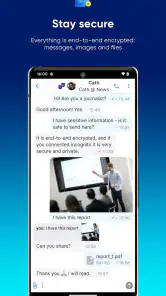 SimpleX Chat screenshot