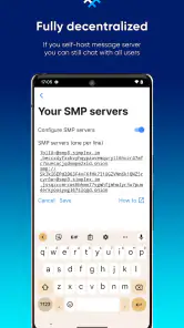 SimpleX Chat screenshot