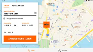 SIXT rent. share. ride. plus. screenshot