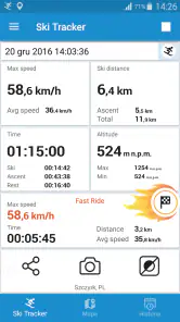 Ski Tracker - skiën volgen screenshot