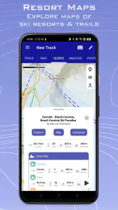 Ski Tracks Lite & GPS Maps screenshot