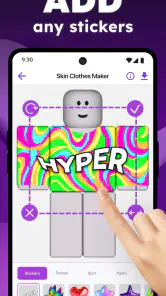 Skin Editor voor Avatar 3D screenshot