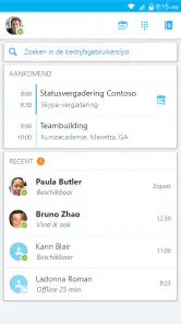 Skype for Business for Android screenshot