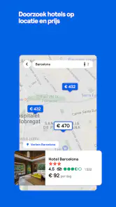 Skyscanner Vluchten Hotels screenshot