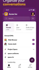 Slack screenshot