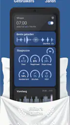 Sleep as Android: Slaapcyclus 1