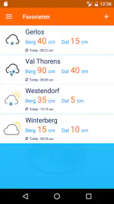 Sneeuwhoogte.nl screenshot