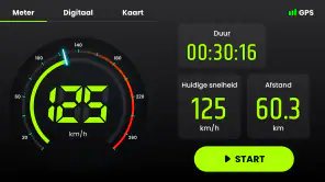 Snelheidsmeter & afstandsmeter screenshot