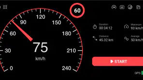 GPS Snelheidsmeter : Odometer screenshot