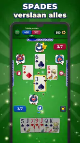 Spades Stars – Spades-Spel screenshot