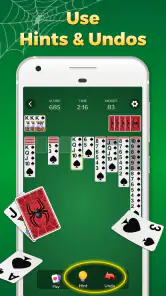 Spider Solitaire-spellen screenshot