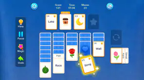 Spider Solitaire: Word Games screenshot
