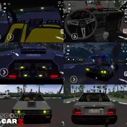 Sport car 3 : Taxi & Police -  3