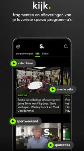 sporza screenshot