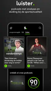 sporza screenshot