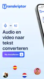 Transkriptor Spraak naar Tekst 1