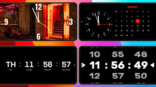 StandBy Mode: Big Clock Widget 4