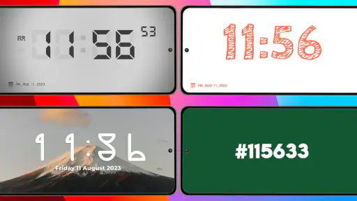StandBy Mode: Big Clock Widget 7