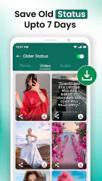 Status, Afbeelding Video Saver 8