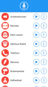 Stemvervormer met effecten screenshot