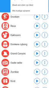 Stemvervormer met effecten screenshot