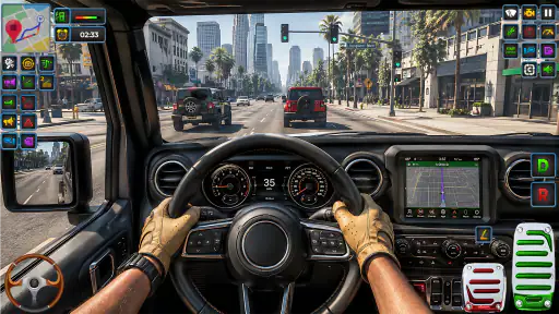 SUV Jeep Driving: 4x4 Sim 3D 3