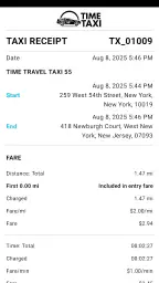 Taximeter. GPS taxi cab meter. 2