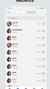 Telefoon screenshot