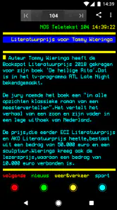 Teletekst screenshot