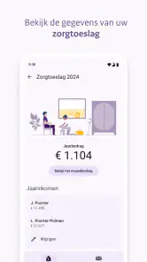 Toeslagen screenshot