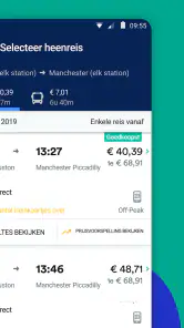 Trainline: Treinreizen Europa screenshot