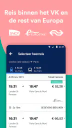 Trainline: Treinreizen Europa 3