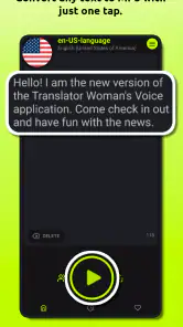 Translator Woman's Voice - TTS screenshot