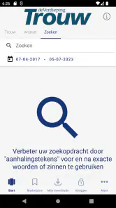 Trouw digitale krant screenshot