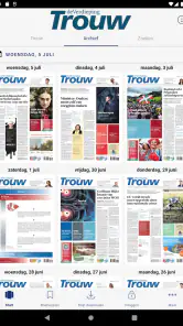 Trouw digitale krant screenshot