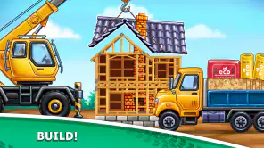 Truckgames voor kinderen Bouw screenshot