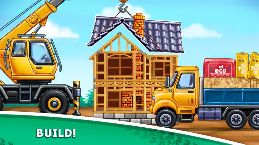 Truckgames voor kinderen Bouw 4